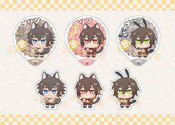 【新世界狂歡】捏捏布丁吊飾、3CM小飯友 Ver.2