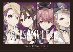 Tokyo 7th Sisters The QUEEN of PURPLE 雙面套組明信片