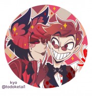 【Hazbin Hotel】 Alastor＆ 生前Alastor徽章