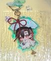 【新世界狂歡】八雲小雨傘  彩虹鐳射鋯石吊飾