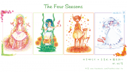 【The four seasons】四季明信片