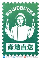 【無料】魷巴克 燙色貼紙