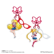 壓克力鑰匙圈 Sailor V / Sailor Moon（原作衣裝Ver.）