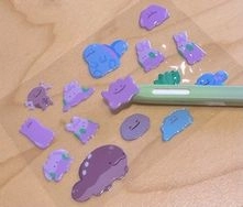 【寶可夢】兩點一線的寶泡泡貼