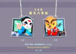 V&amp;D壓克力+明信片套組