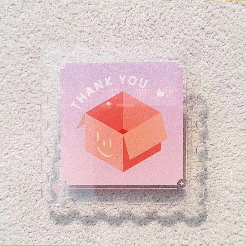 原創 丨 壓克力 夾子 郵票造型 THANK YOU
