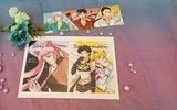 美少女戰士 黑淑+星月(星兔) 霧膜透明貼紙