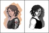 Winter Soldier Bucky Barnes 明信片