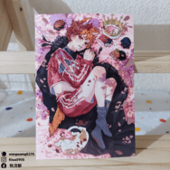 櫻花日向燙銀明信片