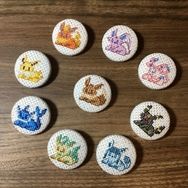 [寶可夢/Pokemon]手作冰伊布十字繡別針