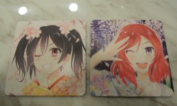 LOVELIVE  妮可&amp;真姬 杯墊