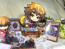 遊戲王GX 遊城十代 壓克力滿版飯友大立牌