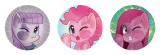 Pinkie Pie 貼臉胸章