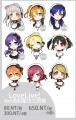 lovelive!女僕系列透明壓克力吊飾