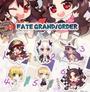 加畫)Fate/Grand Order/Q版 壓克力 吊飾 /透明雙面