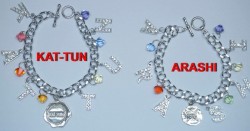 ARASHI/KAT-TUN純銀logo 手環