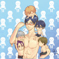 作者私心 free!怜中心 眼鏡布