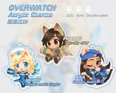 OVERWATCH喵喵掛件組