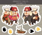 [Gravity Falls] 叔公組貼紙