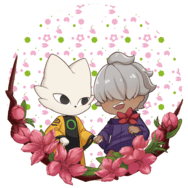 九日｜軒羿軒碎花板壓克力吊飾－羿起賞花