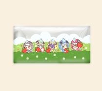 【合奏｜流星隊】草莓怪獸透明PVC收納包