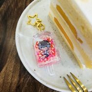 Ike草莓入油冰棒鑰匙圈