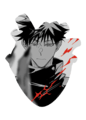 伏宿 心臟貼紙