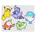 【PokemonHorizons】寶可夢地平線 防水貼紙包B (5款)