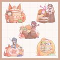 luxiem甜點貼紙