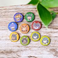 【FF14】豆豆眼3.2cm磁鐵徽章【黃金篇】