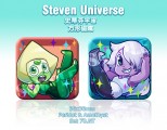 史蒂芬宇宙 Amethyst & peridot 方形磁鐵