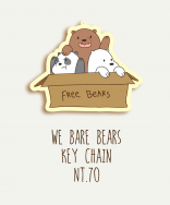 We Bare Bears 不透明壓克力吊飾