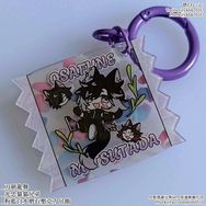 刀剣乱舞│光忠兄弟│粉藍白水磨石板材壓克力吊飾