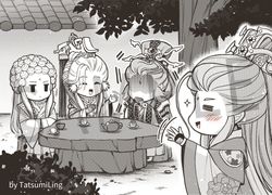 【霹靂布袋戲】三先天+香獨秀 Ｑ版小卡