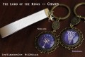魔戒系列 手作印象鑰匙圈 吊飾 - 聖白樹、暮星