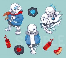 sans (刀模貼紙)