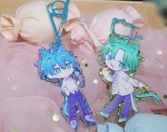 from ARGONAVIS 二條雙子貓貓吊飾