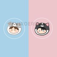 【進擊的巨人】艾連&里維加厚布徽章