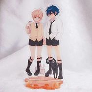 【原創】太一&amp;早苗_黑貓白兔立牌