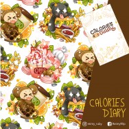 貼紙包 Calories Diary