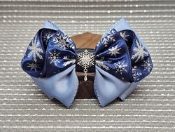 戀與深空♡黎深_雪花印象蝴蝶結髮夾