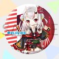 HOLOLIVE系列 幻彩拉絲雙閃徽章 共26款