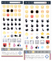 Kray Emoji 泡泡貼紙&平面貼紙組【不分售】