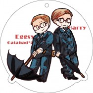 Galahad*2─Harry &amp; Eggsy 壓克力吊飾