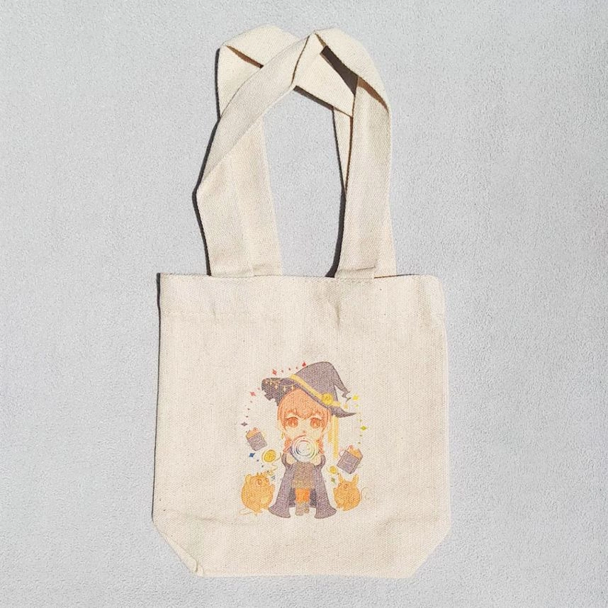 原創 丨 米色帆布 飲料杯 提袋 收納袋 見習魔法師款