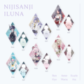 【ILUNA】菱形吊飾
