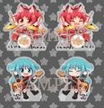 魔法少女小圓-杏子&沙耶香樂團趴囉飯友