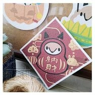 ［狐咖啡］帕狐節慶吊飾海綿 / 木漿海綿 / PUFFOX / FOXXXCOFFEE