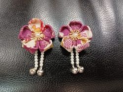 原創-DIY手作花開朵朵日式和風慶典髮飾品對夾組