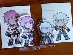 FF13 雷光、霍普、牙、班尼拉 角色壓克力立牌